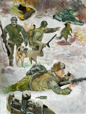 Танки идут! - Тишкина Марина, 13 лет.jpg Танки идут! - Тишкина Марина, 13 лет.jpg